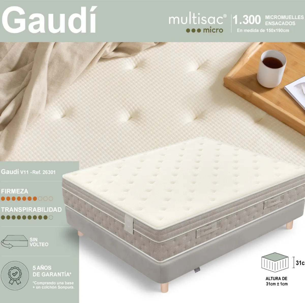 COLCHÓN GAUDI