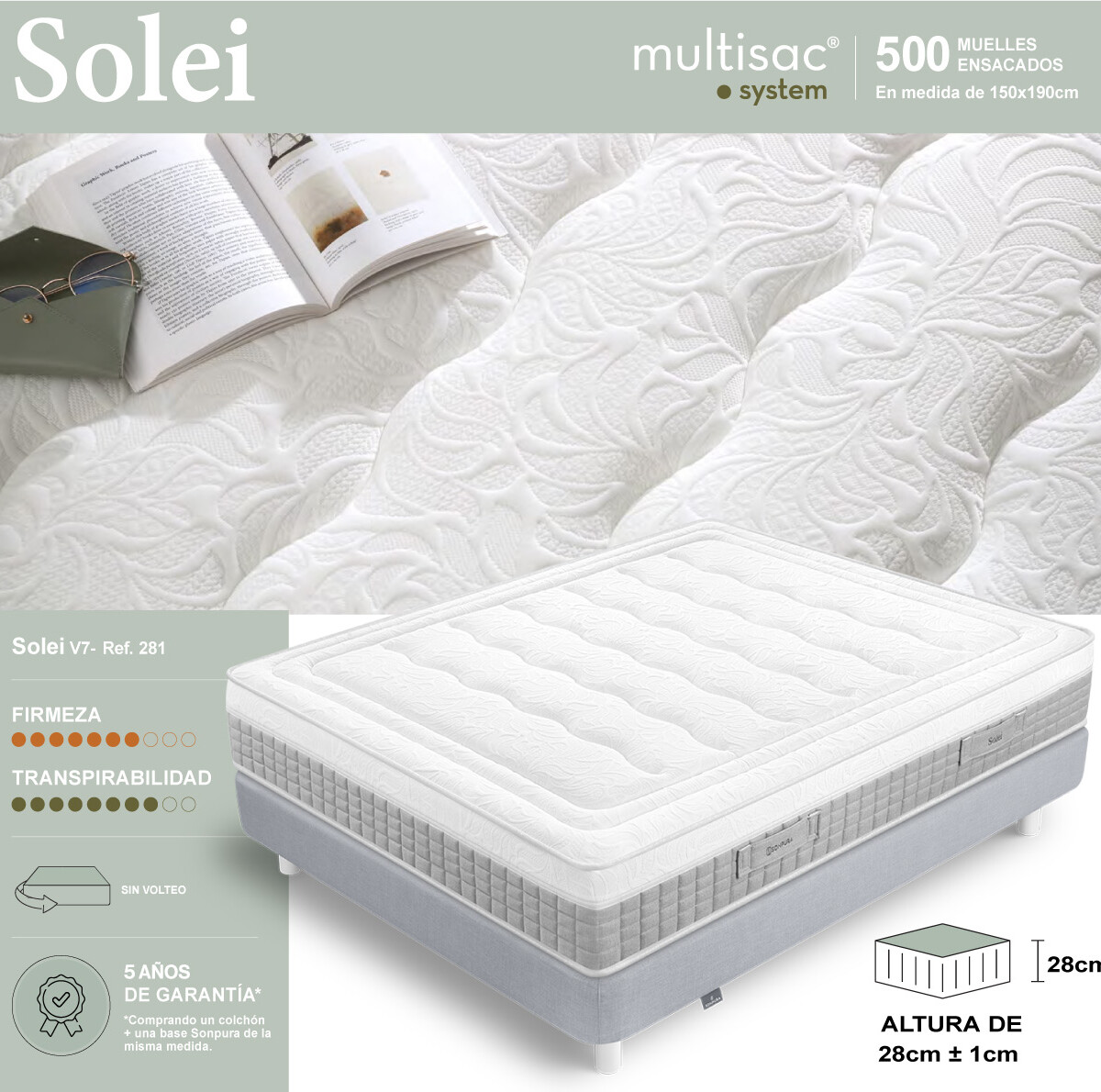 COLCHÓN SOLEI
