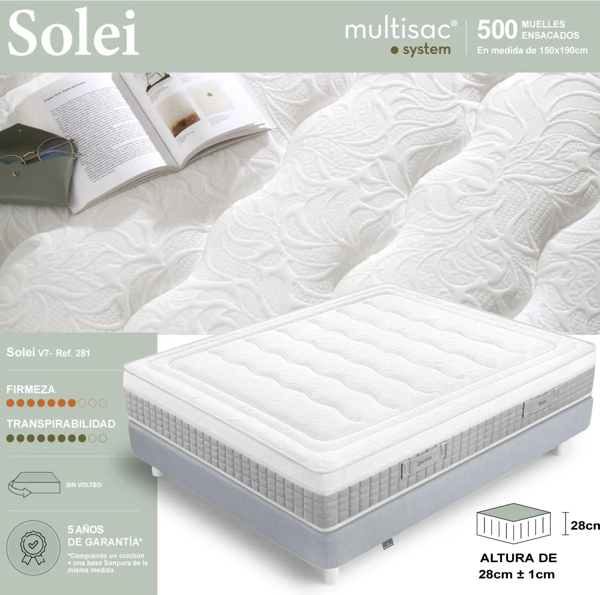 COLCHÓN SOLEI