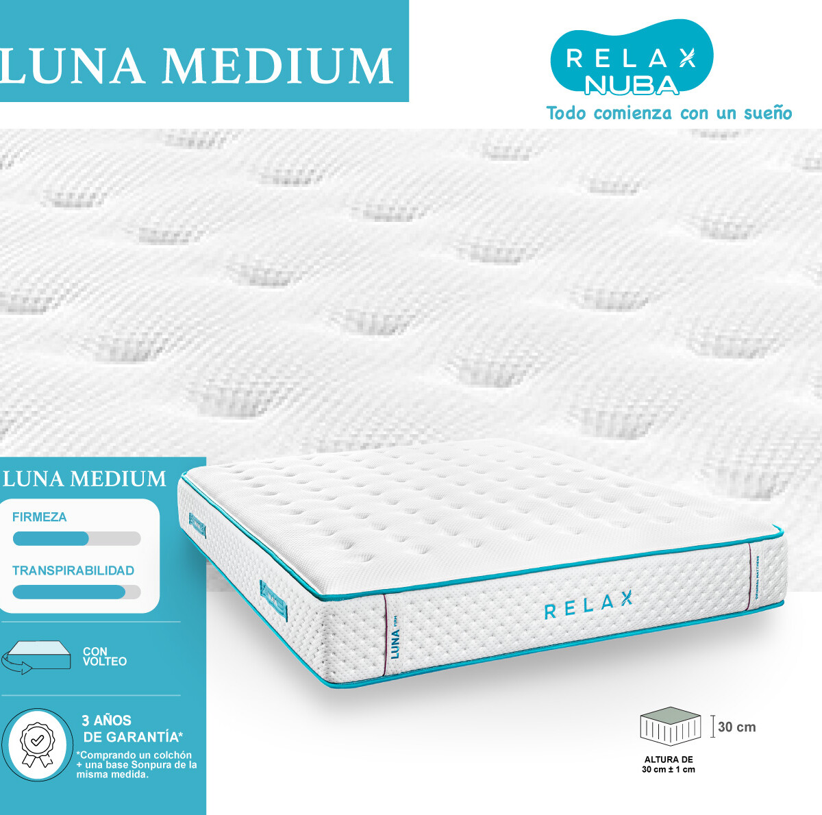 COLCHON LUNA MEDIUM