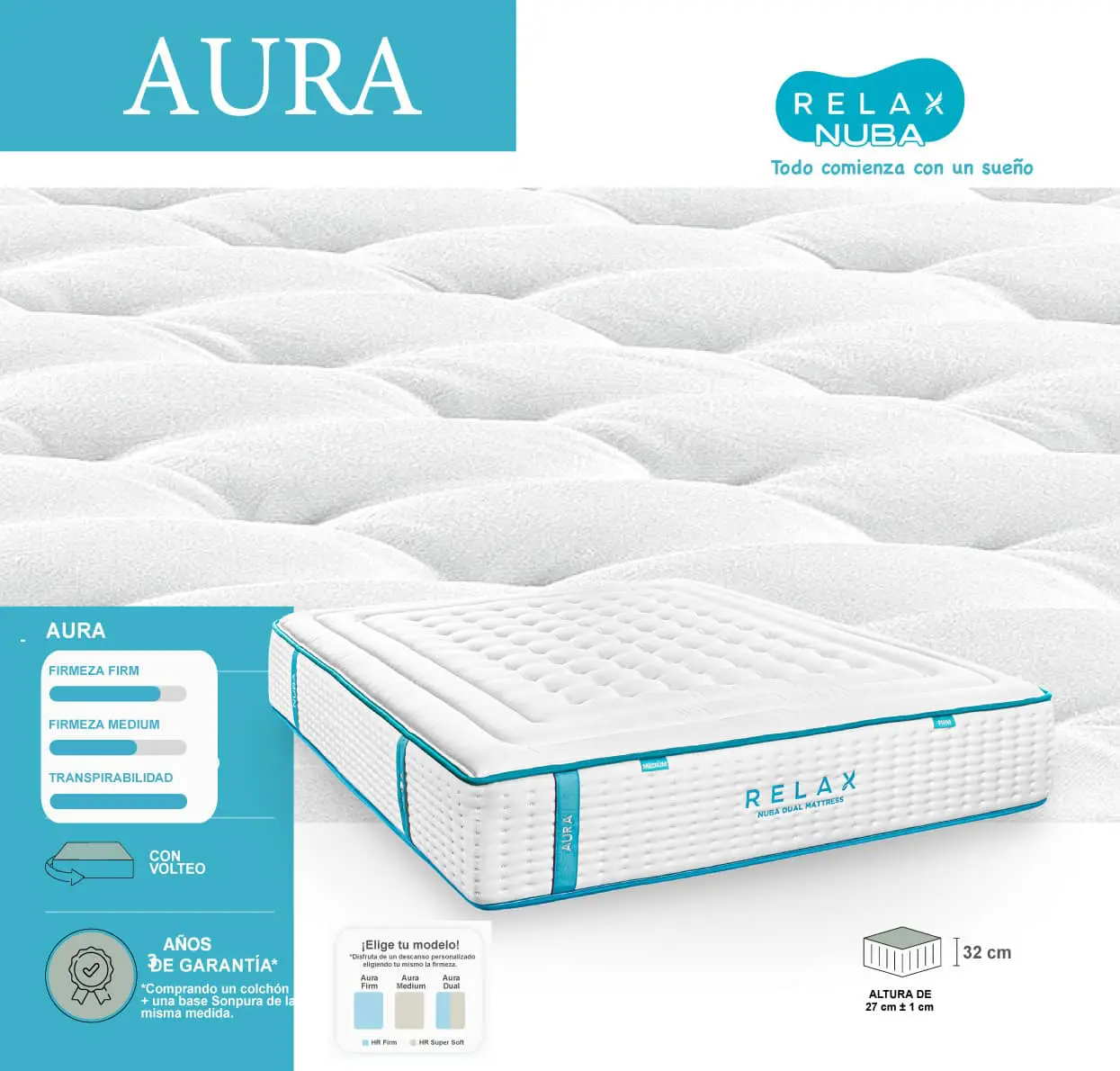 COLCHÓN AURA